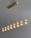 WOMO Glass Brass Linear Chandelier-WM2219A thumbnail