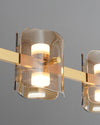 WOMO Glass Brass Linear Chandelier-WM2219A thumbnail