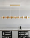WOMO Glass Brass Linear Chandelier-WM2219A thumbnail