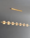 WOMO Glass Brass Linear Chandelier-WM2219A thumbnail