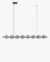 WOMO Glass Brass Linear Chandelier-WM2219B thumbnail