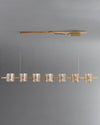 WOMO Glass Brass Linear Chandelier-WM2219B thumbnail