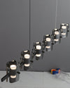 WOMO Glass Brass Linear Chandelier-WM2219B thumbnail