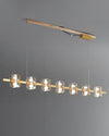 WOMO Glass Brass Linear Chandelier-WM2219B thumbnail