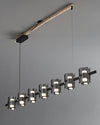 WOMO Glass Brass Linear Chandelier-WM2219B thumbnail
