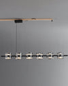 WOMO Glass Brass Linear Chandelier-WM2219B thumbnail