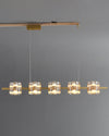 WOMO Glass Brass Linear Chandelier-WM2219B thumbnail
