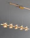 WOMO Glass Brass Linear Chandelier-WM2219B thumbnail