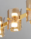 WOMO Glass Brass Linear Chandelier-WM2219B thumbnail