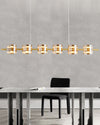 WOMO Glass Brass Linear Chandelier-WM2219B thumbnail