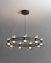 WOMO Modern Pillar Candle Round Chandelier-WM2224 thumbnail