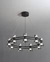 WOMO Modern Pillar Candle Round Chandelier-WM2224 thumbnail
