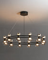 WOMO Modern Pillar Candle Round Chandelier-WM2224 thumbnail