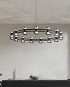 WOMO Modern Pillar Candle Round Chandelier-WM2224 thumbnail