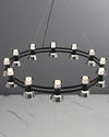 WOMO Modern Pillar Candle Round Chandelier-WM2224 thumbnail