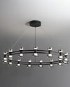 WOMO Modern Pillar Candle Round Chandelier-WM2224 thumbnail