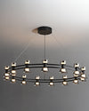 WOMO Modern Pillar Candle Round Chandelier-WM2224 thumbnail