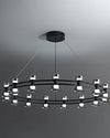 WOMO Modern Pillar Candle Round Chandelier-WM2224 thumbnail