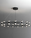 WOMO Modern Pillar Candle Round Chandelier-WM2224 thumbnail