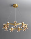 WOMO Modern Pillar Candle Round Chandelier-WM2224 thumbnail