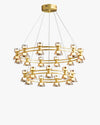 WOMO Modern Pillar Candle Round Chandelier-WM2224 thumbnail