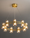 WOMO Modern Pillar Candle Round Chandelier-WM2224 thumbnail