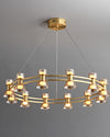 WOMO Modern Pillar Candle Round Chandelier-WM2224 thumbnail