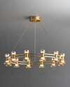 WOMO Modern Pillar Candle Round Chandelier-WM2224 thumbnail