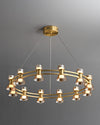 WOMO Modern Pillar Candle Round Chandelier-WM2224 thumbnail