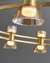 WOMO Modern Pillar Candle Round Chandelier-WM2224 thumbnail