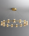 WOMO Modern Pillar Candle Round Chandelier-WM2224 thumbnail