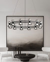 WOMO Modern Pillar Candle Round Chandelier-WM2224 thumbnail