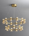 WOMO Modern Pillar Candle Round Chandelier-WM2224 thumbnail
