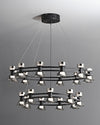 WOMO Modern Pillar Candle Round Chandelier-WM2224 thumbnail