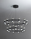 WOMO Modern Pillar Candle Round Chandelier-WM2224 thumbnail