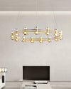 WOMO Modern Pillar Candle Round Chandelier-WM2224 thumbnail
