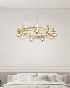WOMO Modern Pillar Candle Round Chandelier-WM2224 thumbnail