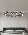 WOMO Modern Pillar Candle Round Chandelier-WM2224 thumbnail