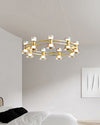 WOMO Modern Pillar Candle Round Chandelier-WM2224 thumbnail