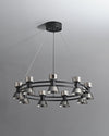 WOMO Modern Pillar Candle Round Chandelier-WM2224 thumbnail