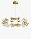 WOMO Modern Pillar Candle Round Chandelier-WM2224 thumbnail