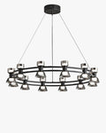 WOMO Modern Pillar Candle Round Chandelier-WM2224