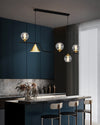 WOMO Linear Glass Globe Chandelier-WM2257 thumbnail