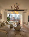 WOMO Globe Leather Chandelier-WM2311 thumbnail