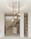 WOMO Globe Leather Chandelier-WM2311 thumbnail