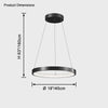 WOMO Circular Led Brass Chandelier-WM2357 thumbnail