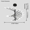WOMO Fireworks Spiral Chandelier-WM2408 thumbnail