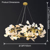 WOMO Gingko Round Chandelier-WM2422 thumbnail