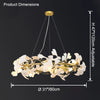 WOMO Gingko Round Chandelier-WM2422 thumbnail