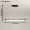 WOMO Long Oval Chandelier-WM2446 thumbnail